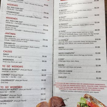 Rio Steakhouse & Bakery menu 2